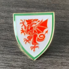 WALES NATIONAL F.C. ENAMEL PIN 1.0" SOCCER  FOR HAT SHIRT JACKET