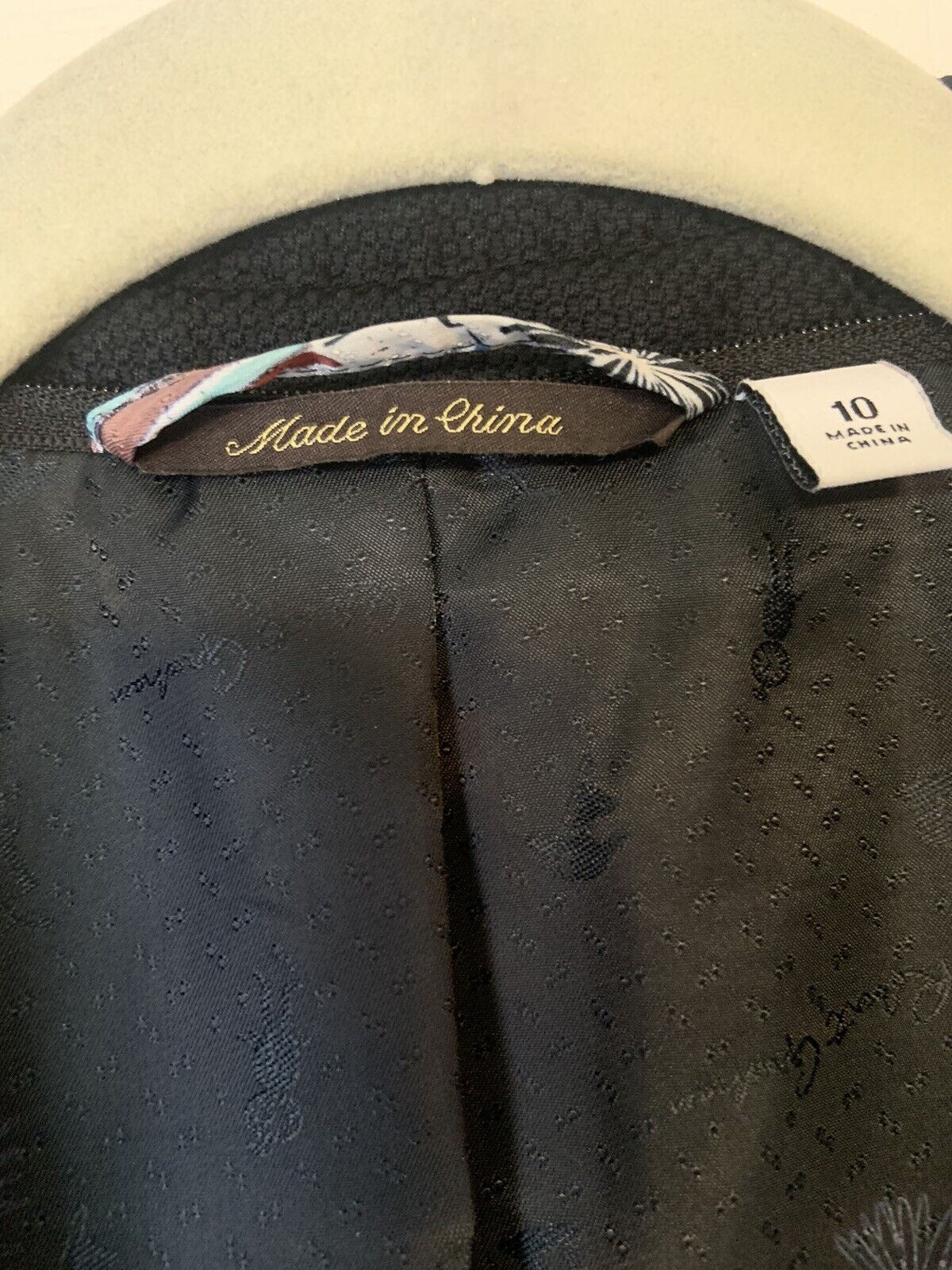 Robert Graham Womens Blazer Jacket Coat Black Pai… - image 3