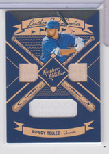 Rowdy Tellez Blue Jays 2019 Panini Leather & Lumber Patch #LLT-RT 071222AZCD8