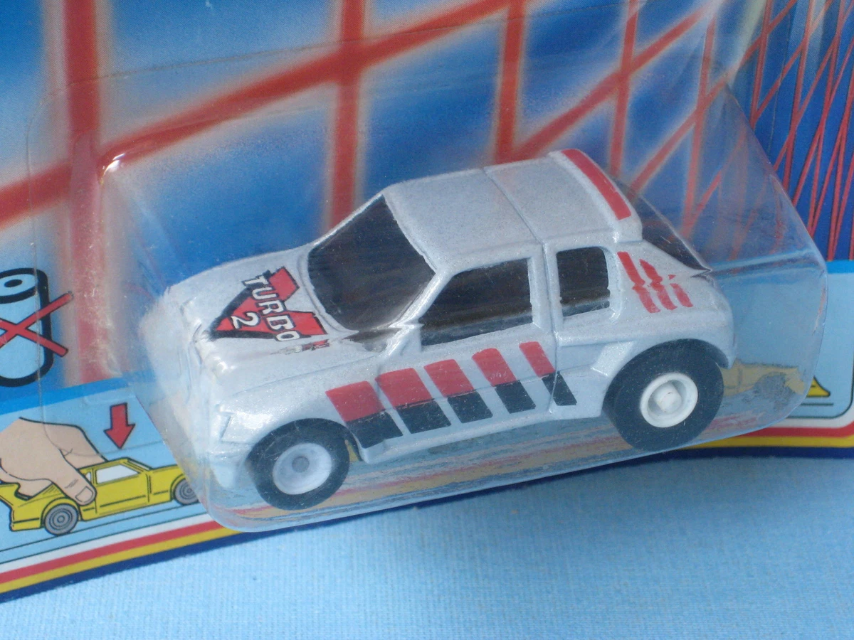 Matchbox Peugeot 205 gris corps turbo deux jouets mod le voiture 65 mm long blis