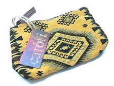 NWT Sun N Sand Catori Tribal Western Canvas Boho Mini Purse Bag 100% Cotton NEW