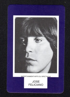 Jose Feliciano Singer 1993 Face To Face Game Card Canadian Issue