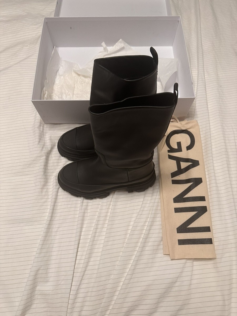 GANNI CALF LEATHER CHELSEA BOOTS, BLACK SIZE 39 | eBay GANNI CALF LEATHER CHELSEA BOOTS, BLACK SIZE 39 | eBay
