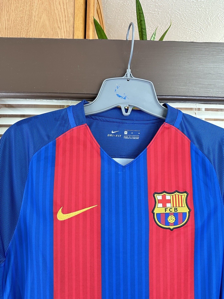 Authentic Nike FC Barcelona FCB 2016-2017 Football Soccer Jersey
