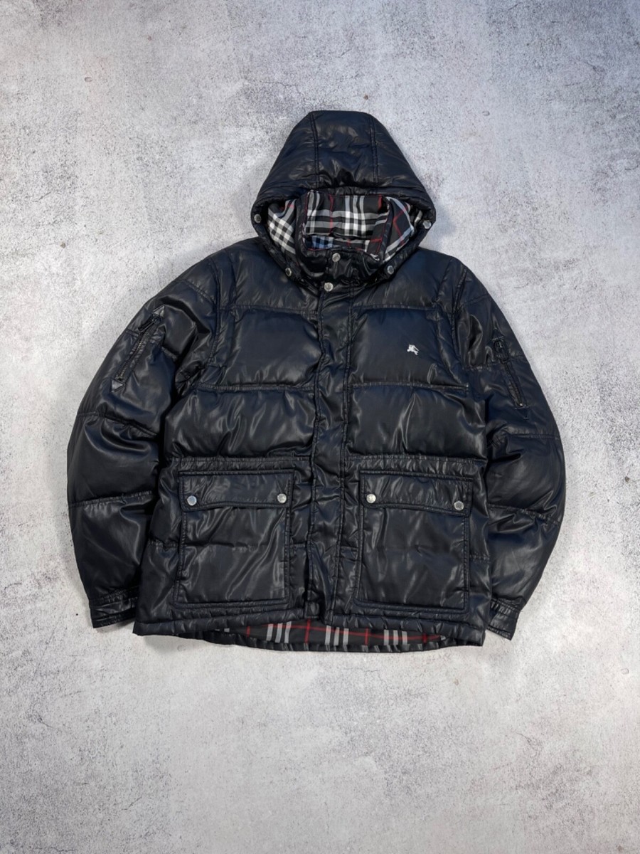 Burberry Black Label Men's Vintage Puffer Goose Down Jacket Burberry Black Label Men's Vintage Puffer Goose Down Jacket