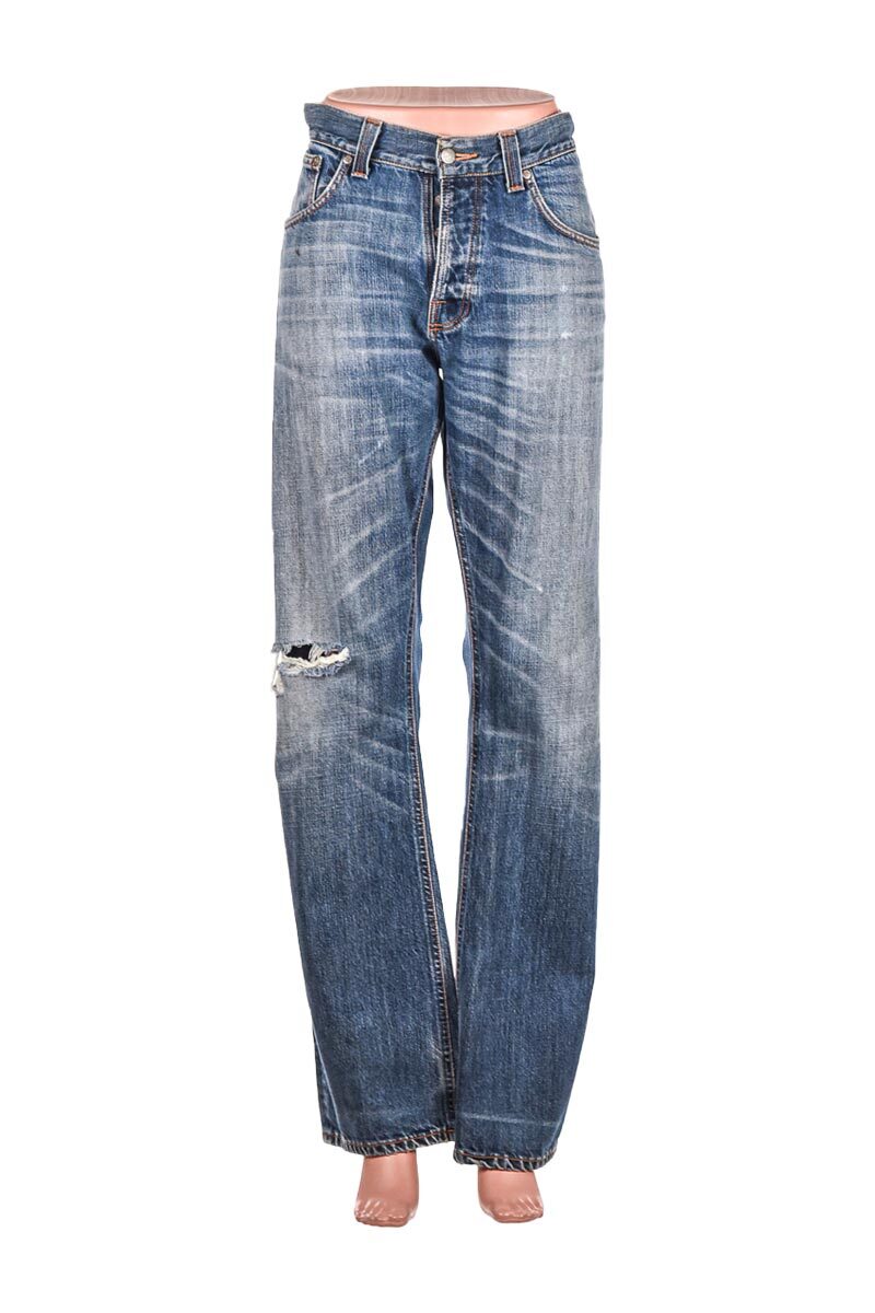 Nudie Jeans Women Jeans Boot Cut Waist 34 Blue Denim eBay