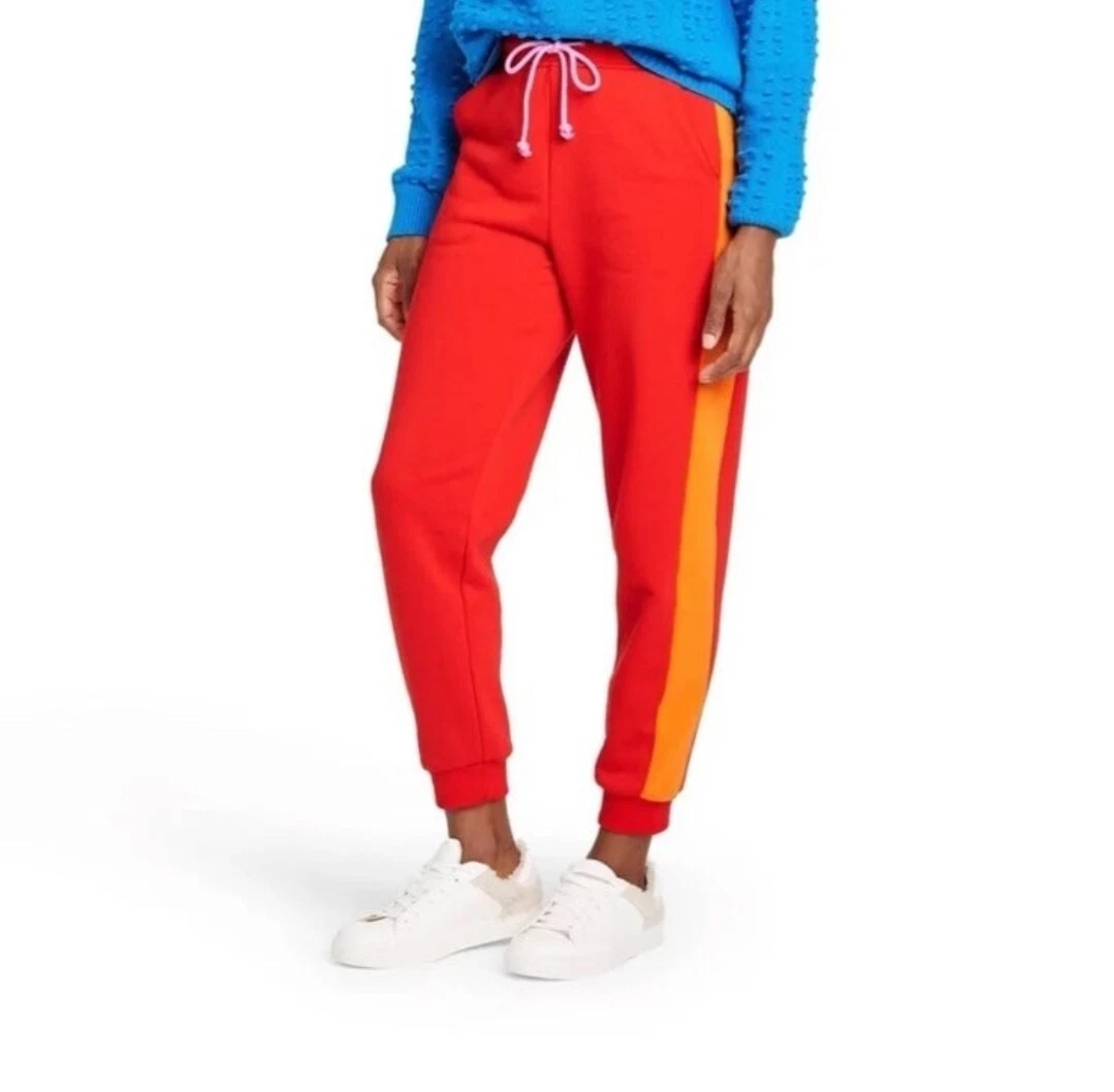 Lego Collection Target Jogger 3X Sweatpants Red Orange Pockets