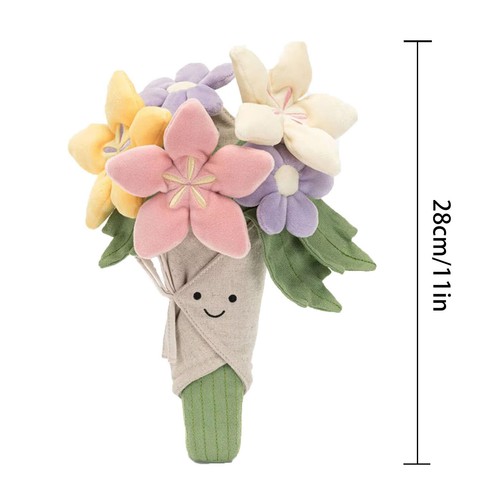 Amuseables Bouquet of Flowers by Jelly-cat Plush Toy Stuffed Doll for Kids Gifts - Picture 4 of 8