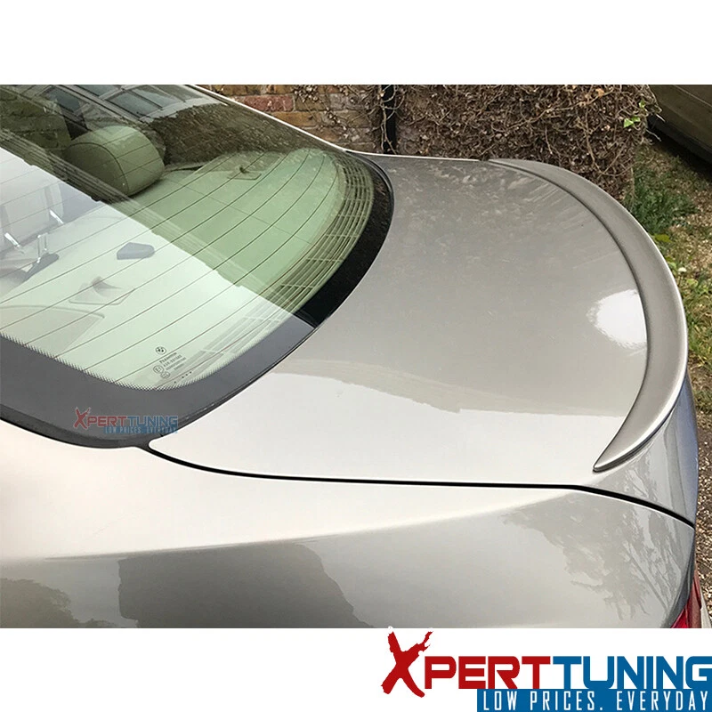 Fits 06-11 BMW 3-Series E90 M3 Style Painted #668 Jet Black Trunk Spoiler Wing Foto 4 de 4