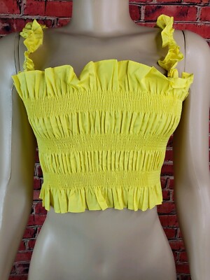 fashion nova yellow top