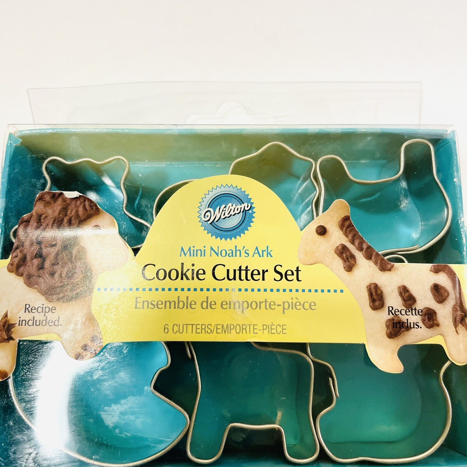 NEW Wilton Mini Noah’s Ark Cookie Cutter Set Mini Animals & Ark Shapes