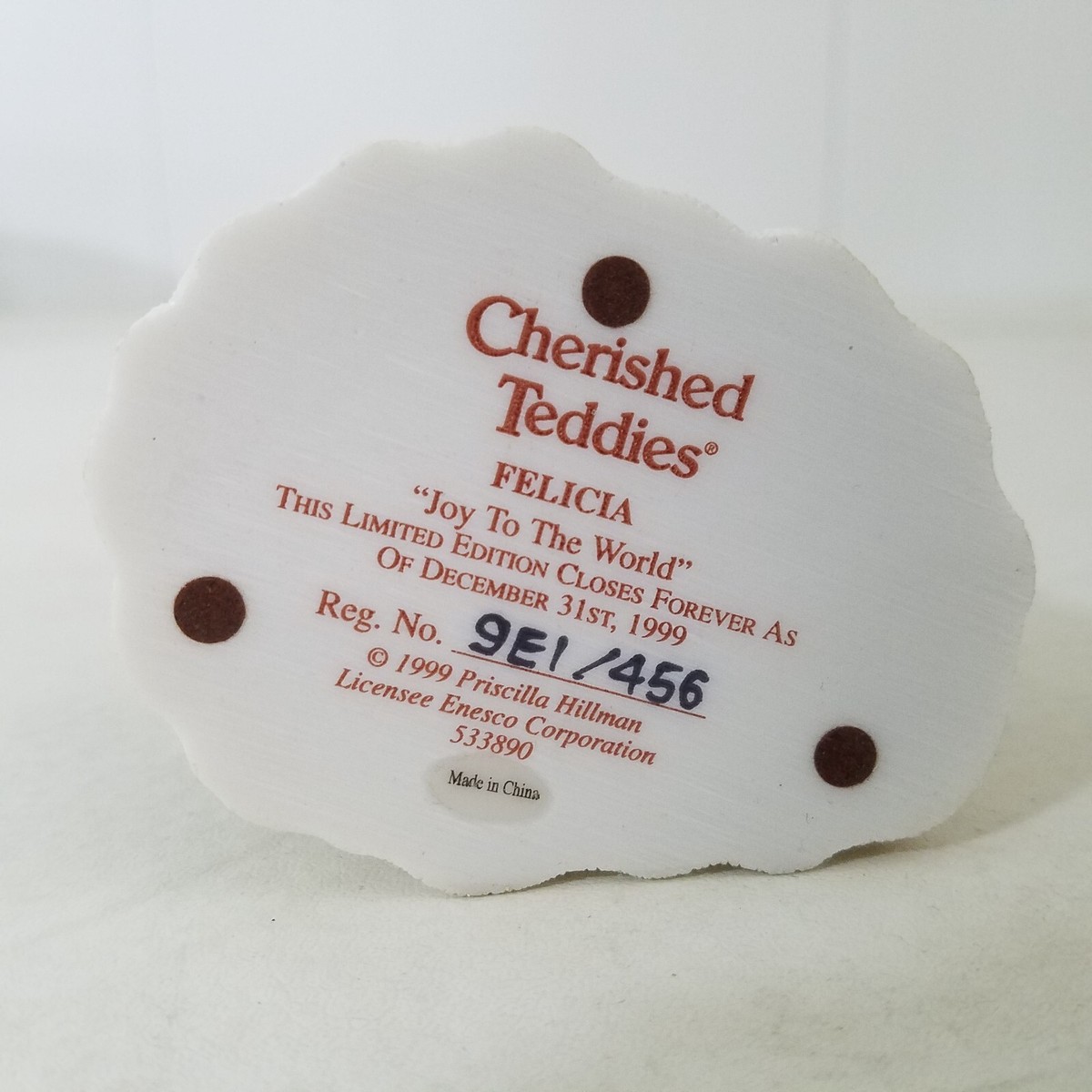 その他 Cherished Teddies 533890 Felicia Cherished Teddies - Felicia - 533890 - Joy to the World