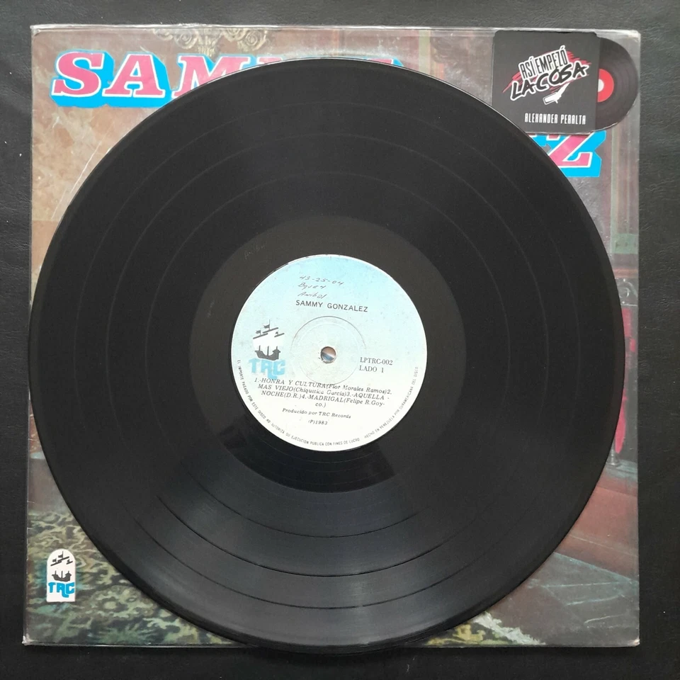 Sammy Gonzalez ‎– Sammy Gonzalez - Latin, Salsa Guaguancó, Venezuela, 1983 - Image 3 of 4