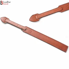 Real & Genuine Cowhide Leather Paddle Slapper Flexible Light Weight longer