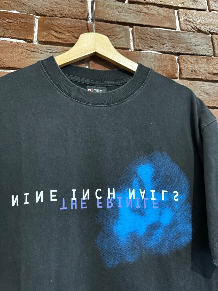 Vintage 90s Nine Inch Nails Fragile Rock Band Rare Tshirt L Black