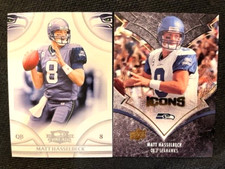 NFL - Matt Hasselbeck 2008 Donruss Threads & 2008 Upper Deck ICONS - Seahawks