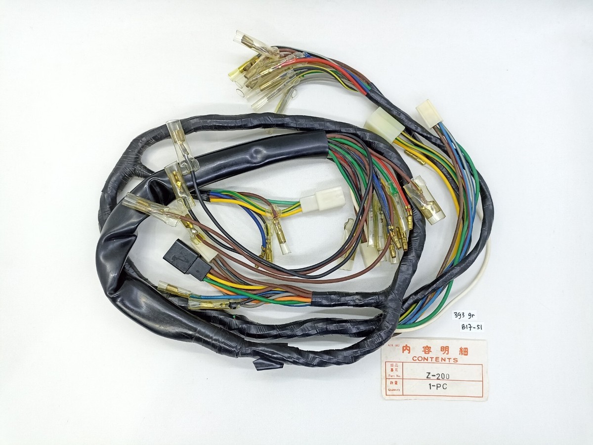 1980-1982 Kawasaki KZ200 Z200 KLT200 Main Wiring Harness | NOS