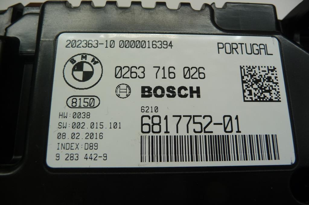 2016-2020 BMW i8 Instrument Cluster 62106817752 OEM A1