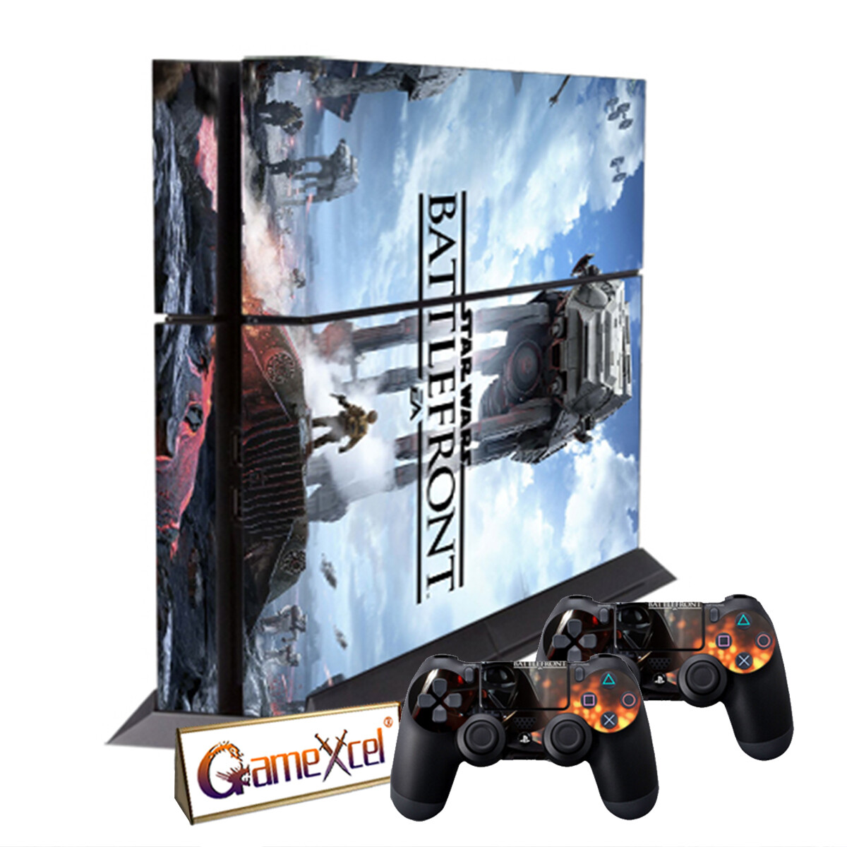 Cover Skin Sticker Decal for Sony PS4 PlayStation 4 Console & 2 Controller