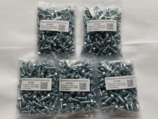 500 License Plate Screws for American Cars, #14x 3/4" (#1620), Hex/Phillips/Flat