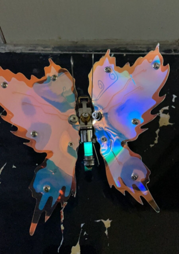 Butterfly 3D Mechanical Model Self Assembling Metal Miniature DIY Set Toy - Picture 16 of 21