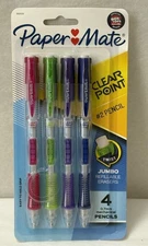 New Paper Mate Clearpoint 0.7mm Mechanical Pencils 4 Pack Assorted Colors (M11)