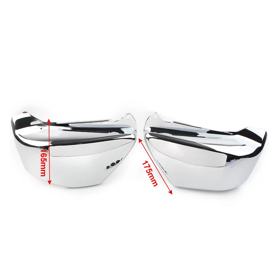 2x Cubierta de carenado lateral de batería negra para Honda Magna VF 750 VF750C 1994-2004 CT Foto 2 de 4