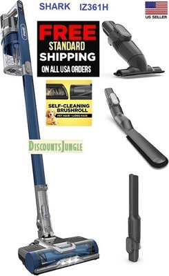 Shark IZ361H Cordless Pet Stick Vacuum Anti Allergen Self Cleaning Brushroll