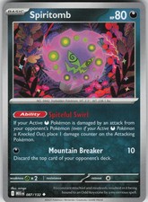 Spiritomb 087/132 Pokémon Mega Evolución Poco Común Casi Como Nuevo