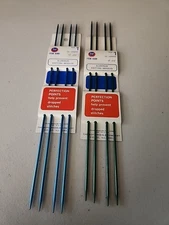 Vintage BOYE Double Point Aluminum Knitting Needles 2 Sets, Size 1 Length 10"