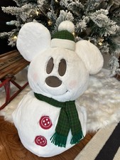 TOKYO Disney Resort SnowSnow Mickey Mouse Large Plush Hand Warmer Excellent Cond