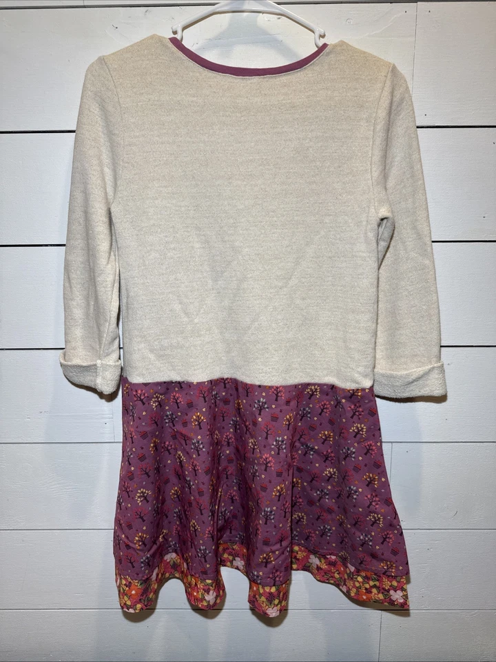 Matilda Jane 435 Niñas Cintura Caída Sudadera Vestido Manzanas y Árboles Cosecha, 14 Foto 3 de 3