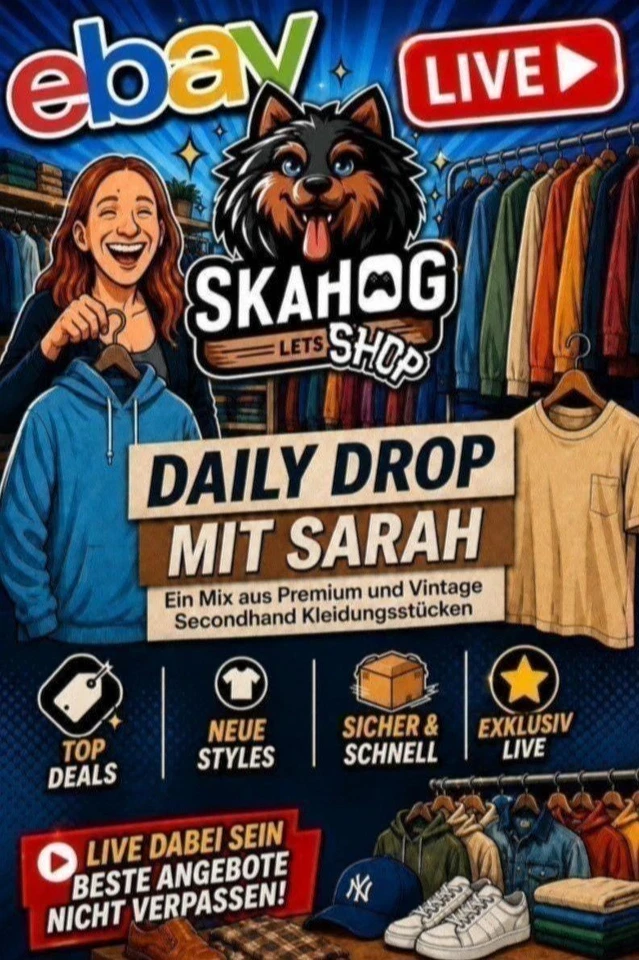 Daily Drop mit Sarah:Secondhand Mix- Heute 1€ Starts