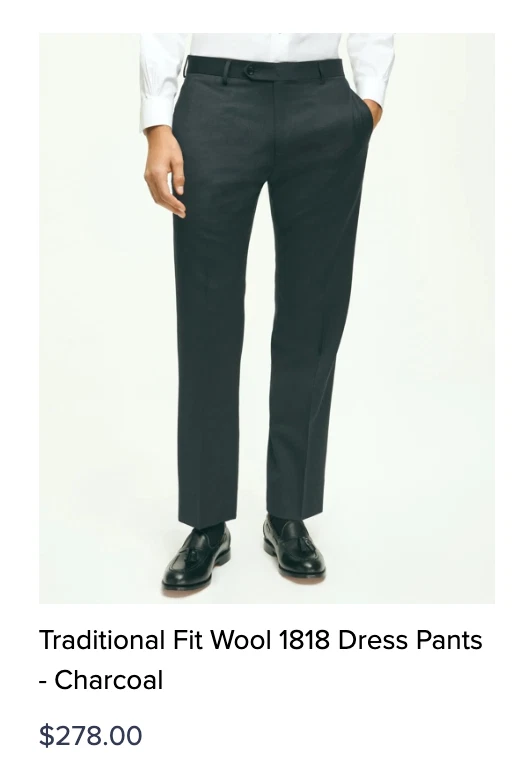 Brooks Brothers Wool Pants for Men for sale | eBay