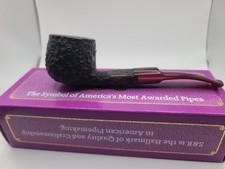 Stephen & Roswitha Anderson S&R Rusticated Briar Tobacco Pipe – Acrylic Stem