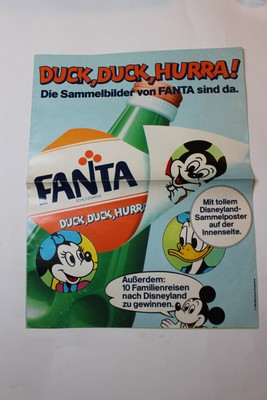 Fanta Faltposter Duck, Duck, Hurra! 1985