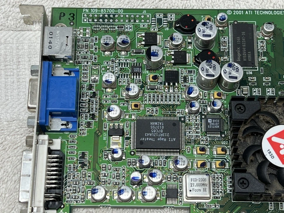 ATI Radeon 8500 (64MB DDR) PN 109-85700-00 (board PN) / P/N 1028570700 (untested - Image 2 of 4