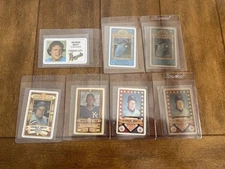 Lot of 7 different George Brett Perma Graphics credit Cards 1981 1982 1983 NM 