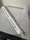 Vtg Antique France Wooden beads Rosary Crucifix Very Old worn petite unk metal — photo 7