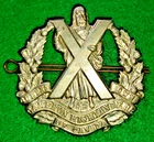 The Q.O. Cameron Highlanders of Canada Cap Badge, WW2 - Canadian Scottish
