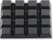 WELANGBN Rubber Feet - Adhesive 16PCS, Black, Stick on, Self Adhesive Bumpers