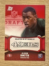 2011 Topps Rookie Rising - ALDON SMITH RC - Red SP /99 - 49ers Color Match