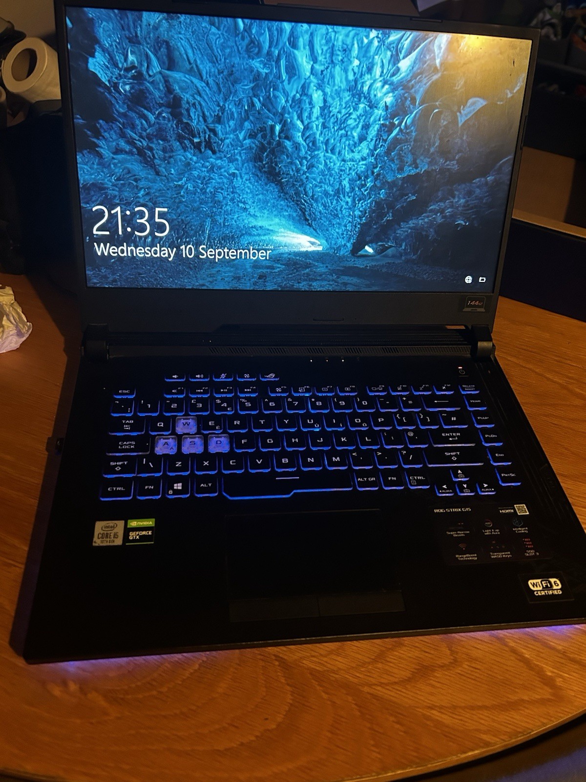 Gaming/Work Laptop i5‑10300H + GTX 1650 Ti + 8GB RAM + 456GB SSD + Corsair Mouse