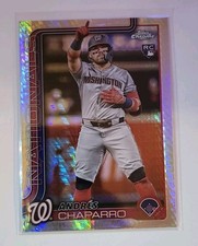 Andres Chaparro Rookie Prism Refractor 2025 Topps Chrome Baseball