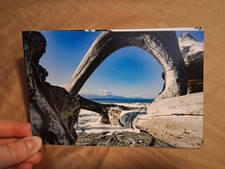 Driftwood Arch Coastal Nature Beach Landscape Postcard photo beach ocean pnw WA