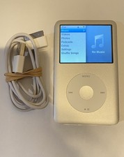 Apple iPod classic 6th Generation Silver 120 GB With New Battery, Works Great