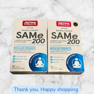FOR 2 Jarrow Formulas Same 200mg 20 Tablets Each NEW SHIPPING