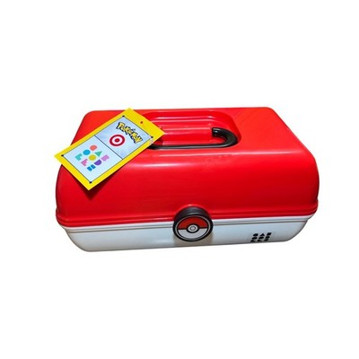 Pokemon Caboodles Pokeball Storage Case Red White Target Exclusive Makeup Box