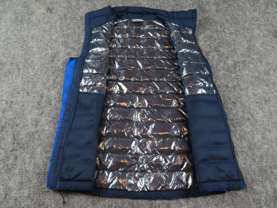 Columbia Chaleco Para Hombres Medio Azul Omni Abrigo Aislamiento Térmico Invierno Foto 2 de 4