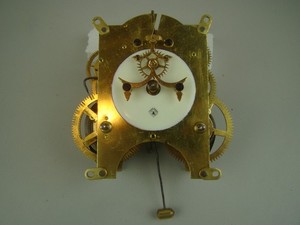 ANTIQUE ANSONIA MANTEL CLOCK MOVEMENT FOR PARTS REPAIR 5 NOT RUNNING